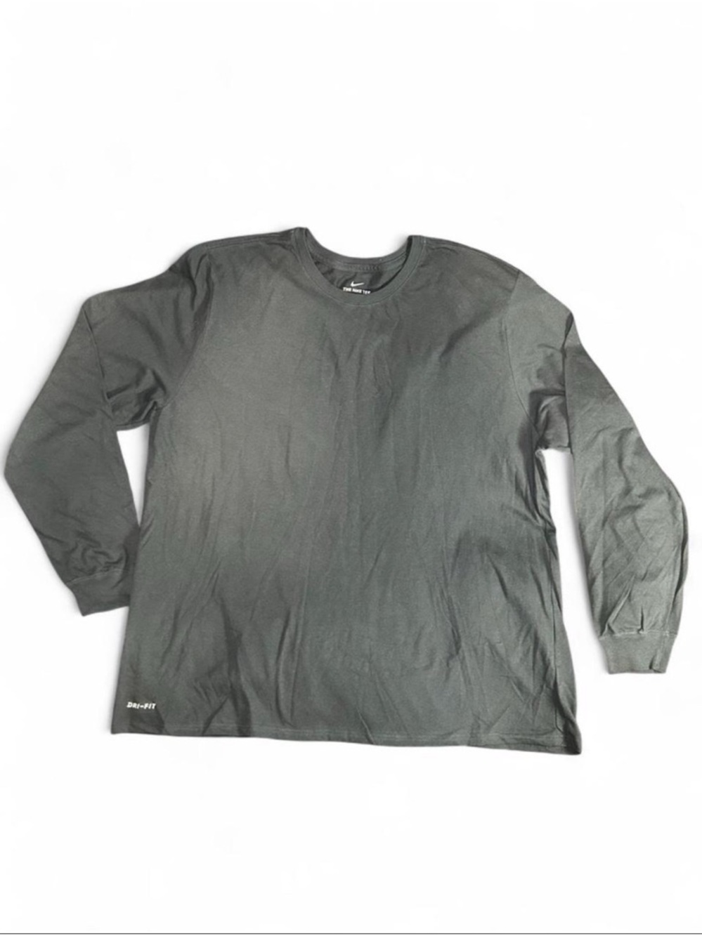 Nike Men's Dri-FIT Long-Sleeve Black Shirt Top - Brand New